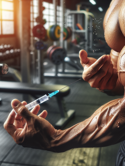 Anwendung von Nandrolon phenylpropionat zur Linderung von Muskelschmerzen nach intensivem Training.