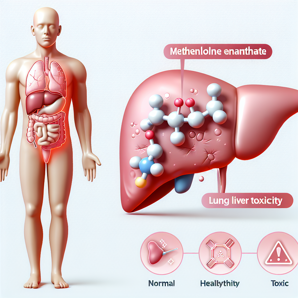 Risiko von Lebertoxizität bei der Anwendung von Methenolone enanthate.
