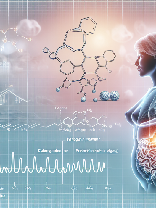 Die Wirkung von Cabergolin auf den Prolaktinspiegel bei Frauen nach der Geburt.