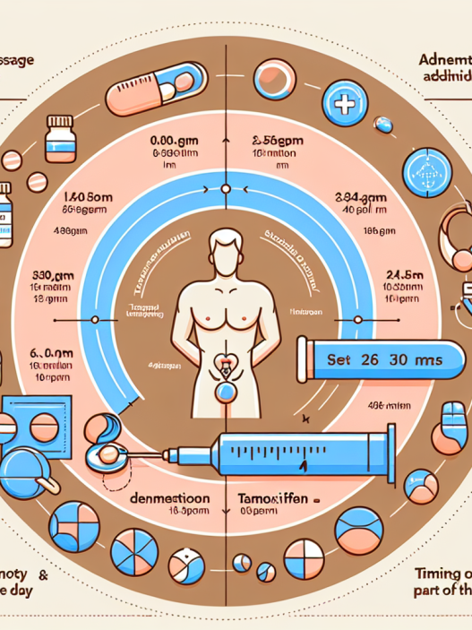 Dosierung und Anwendung von Tamoxifen bei Kurzzeittherapie im Sport.
