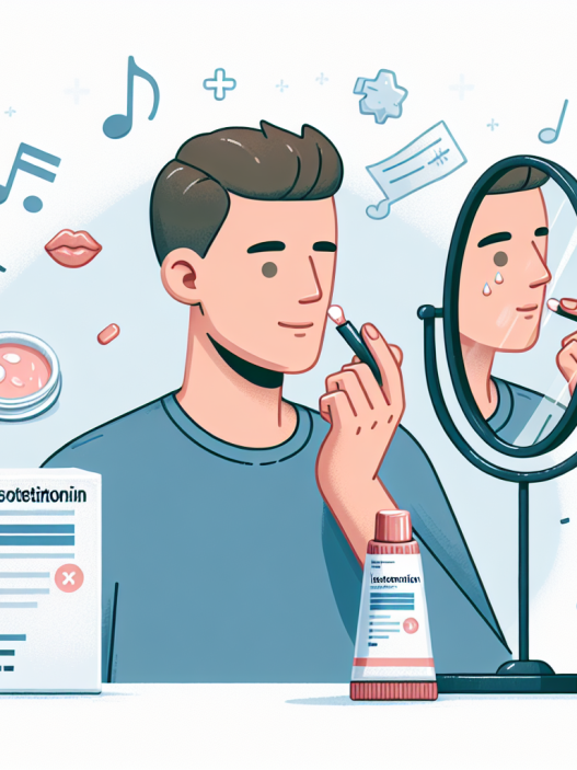 Feuchtigkeitspflege für Lippen bei der Anwendung von Isotretinoin