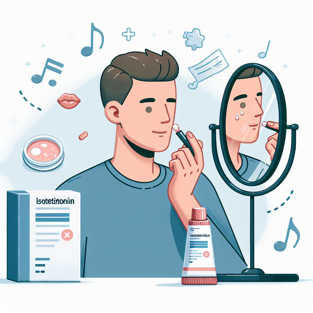 Feuchtigkeitspflege für Lippen bei der Anwendung von Isotretinoin